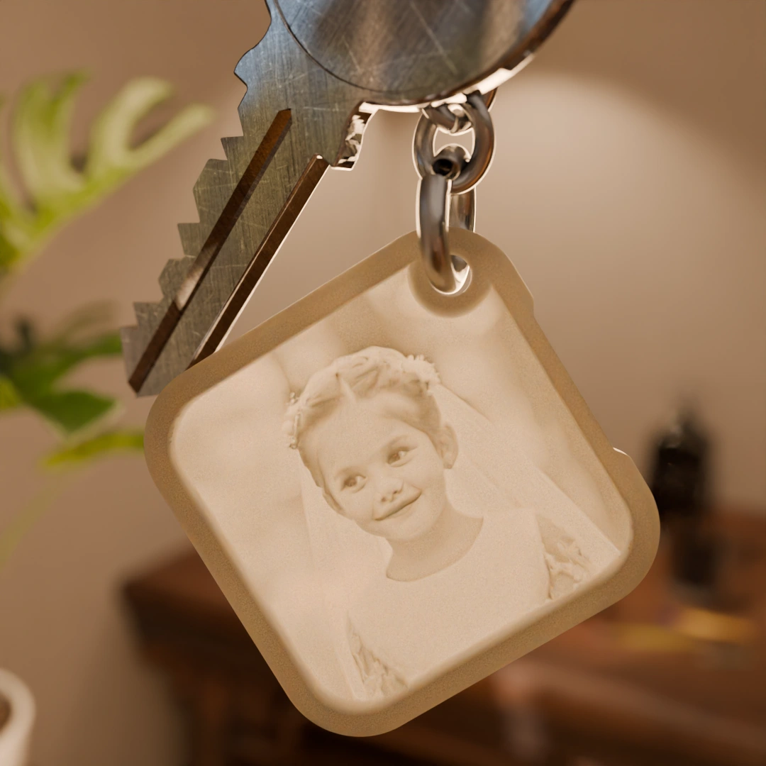 Medium Square Keychain